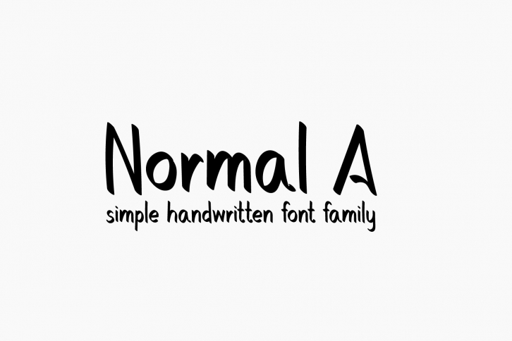 Normal A Font Download