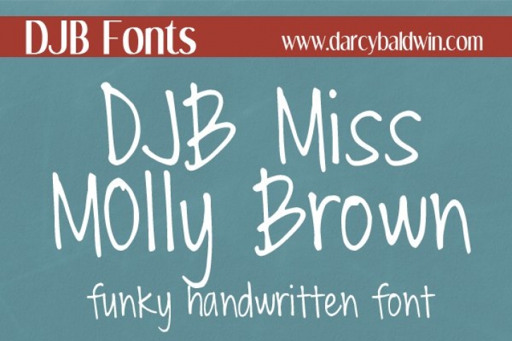 DJB Miss Molly Brown Font Download