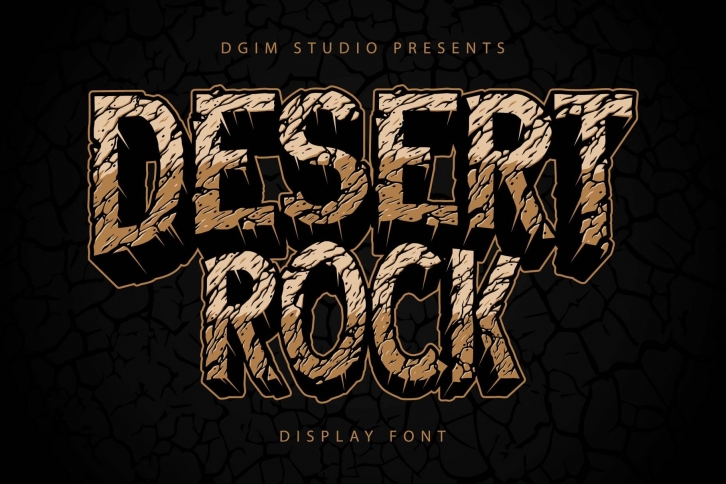 Desert Rock display font family Font Download