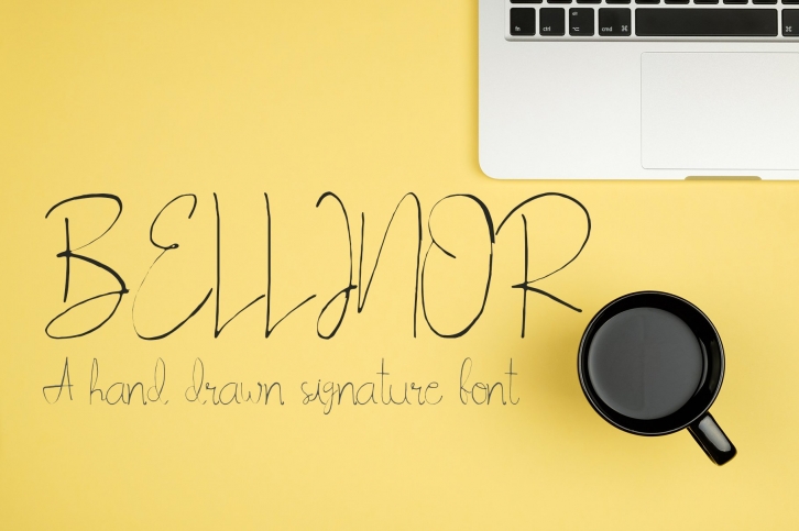 Bellinor A Hand Drawn Signature Font Download