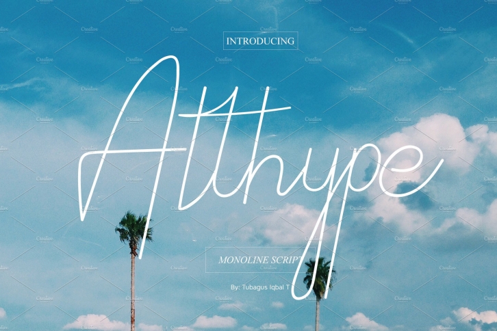 Althype monoline script Font Download