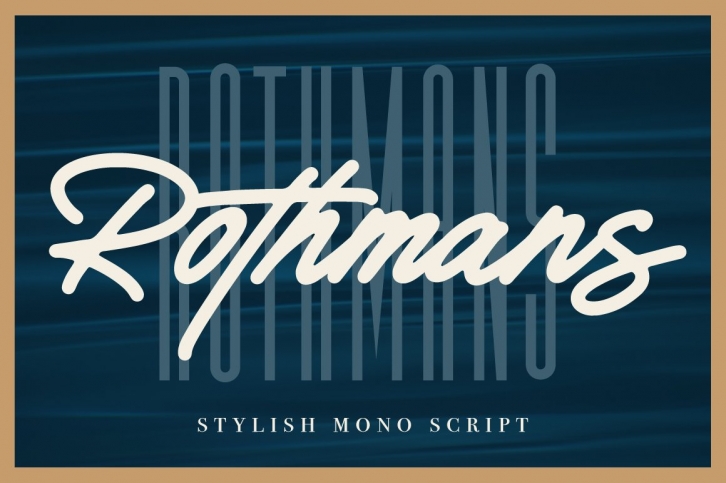Rothmans Font Download