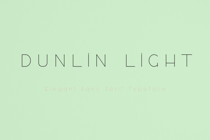 Dunlin Light (Update) Font Download
