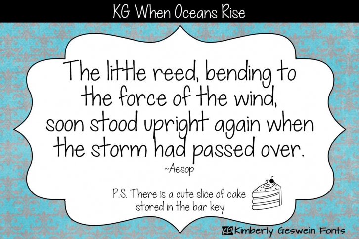 KG When Oceans Rise Font Download