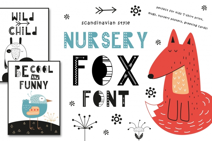 Nursery Art "Nursery Fox" Font Download