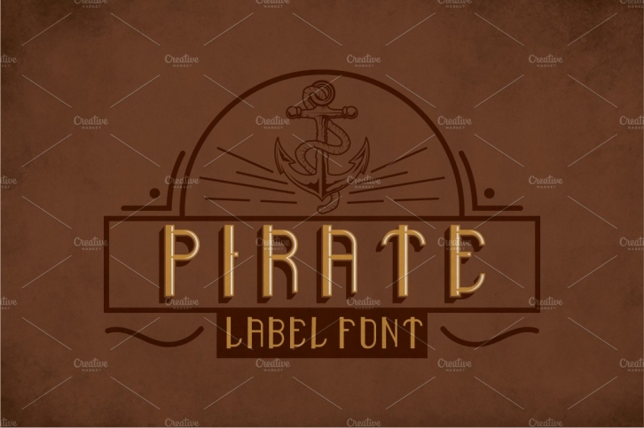 Pirate Modern Label Typeface Font Download