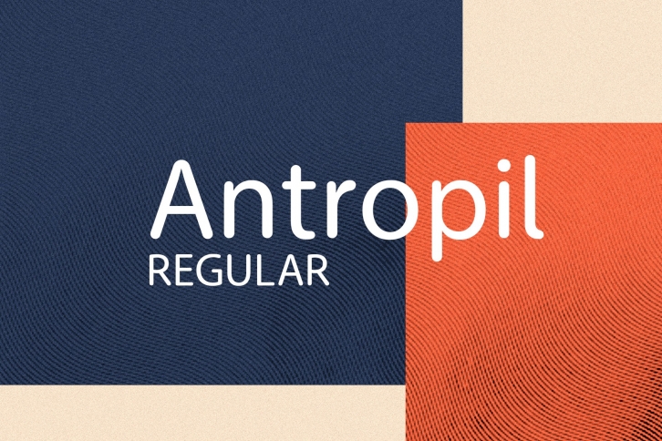 Antropil Regular font [30% OFF] Font Download