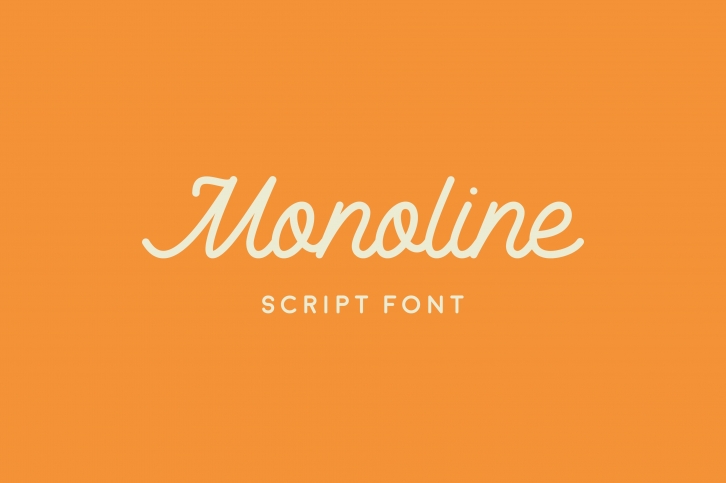 Monoline Script Font Download