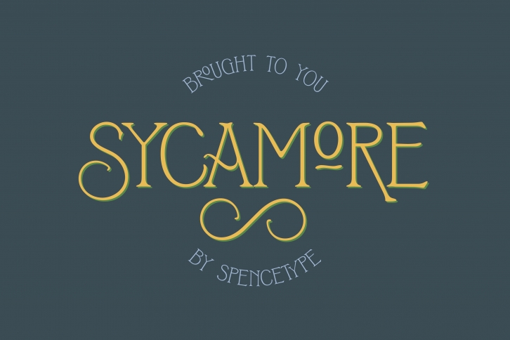 Sycamore — Display Font Download