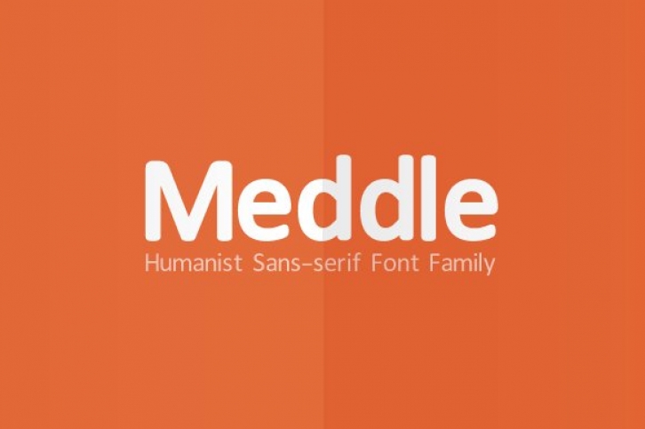 Meddle Sans-serif Family Font Download
