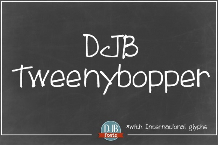 DJB Tweenybopper Font Download