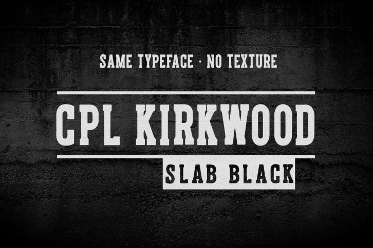 CPL KIRKWOOD SLAB Font Download