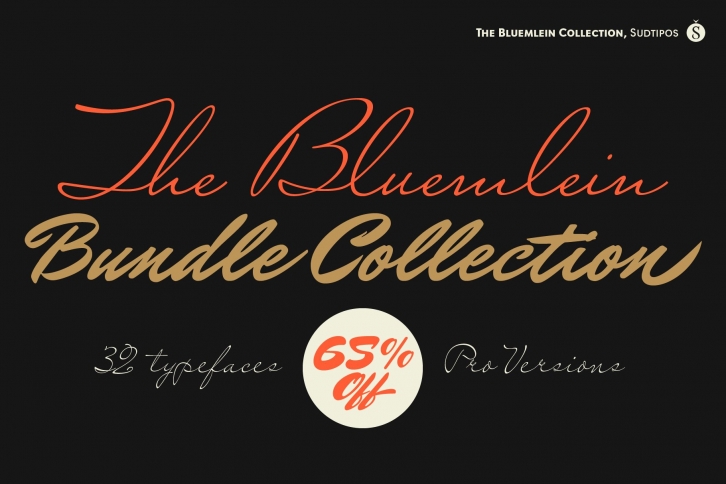 The Bluemlein Bundle Collection. Font Download