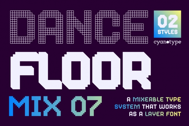 Dance Floor Mix 07 Font Download