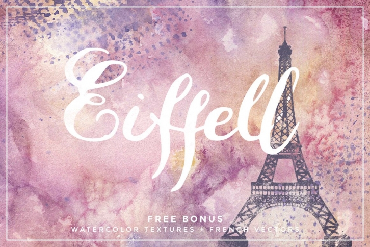 Eiffell Brush Script + Extras Font Download