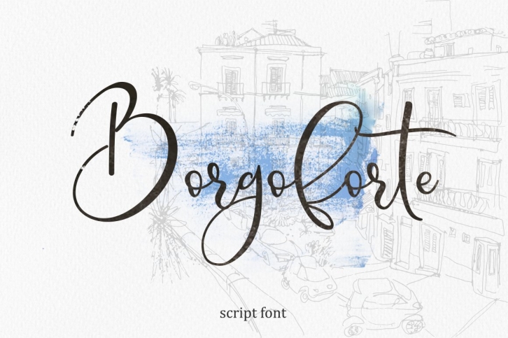 Borgoforte script font Font Download