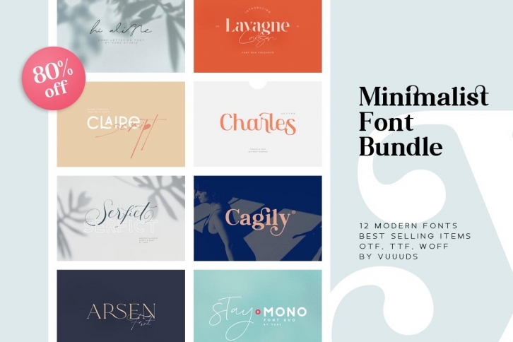 Minimalist Bundle • 80% OFF Font Download