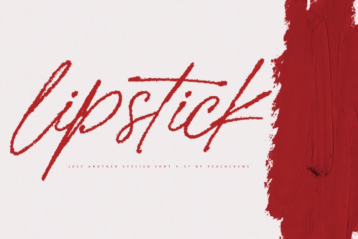 lipstick // #stayhome discount Font Download