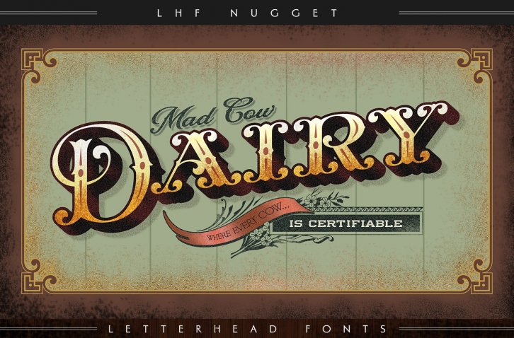 LHF Nugget Font Download