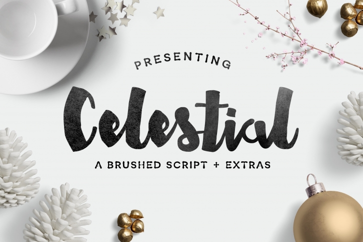 Celestial Script + Extras Font Download