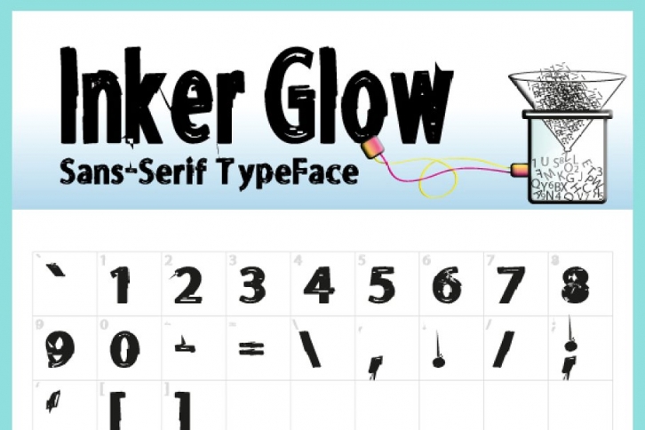 Inker Glow Regular and Italic Font Download