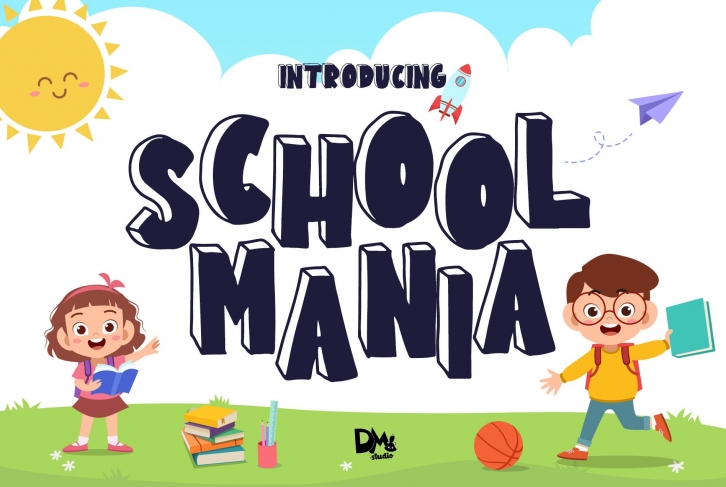 School Mania Font Download