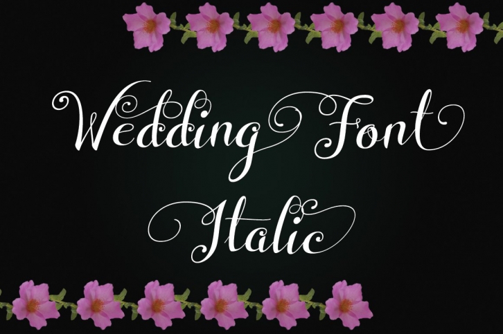 Wedding Italic Font Download