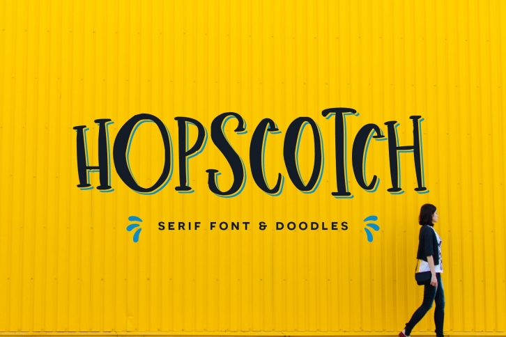 Hopscotch + Doodles Font Download