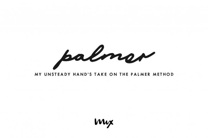 Palmer — An Unsteady Palmer Method Font Download