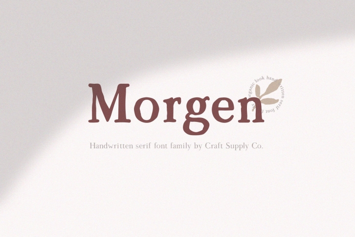 Morgen Font Download