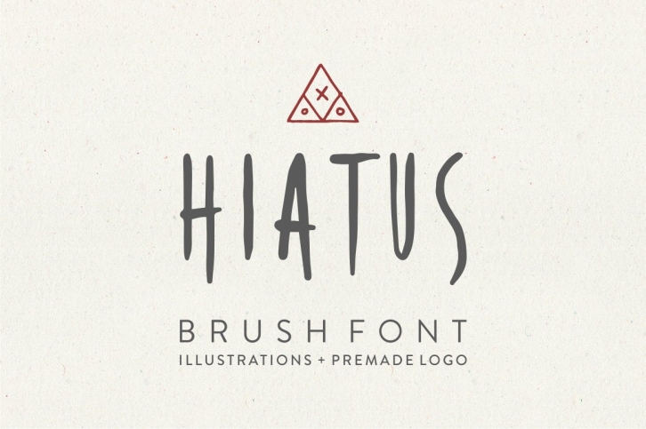 Hiatus Brush  Illustrations Font Download