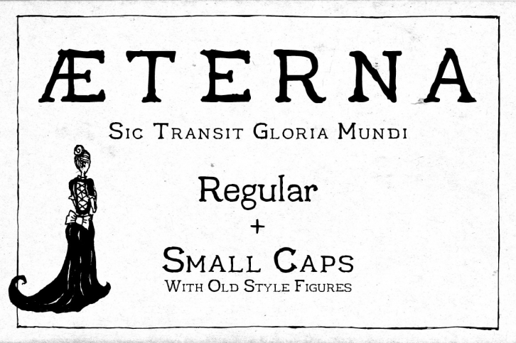 Aeterna Regular + Small Caps osf Font Download