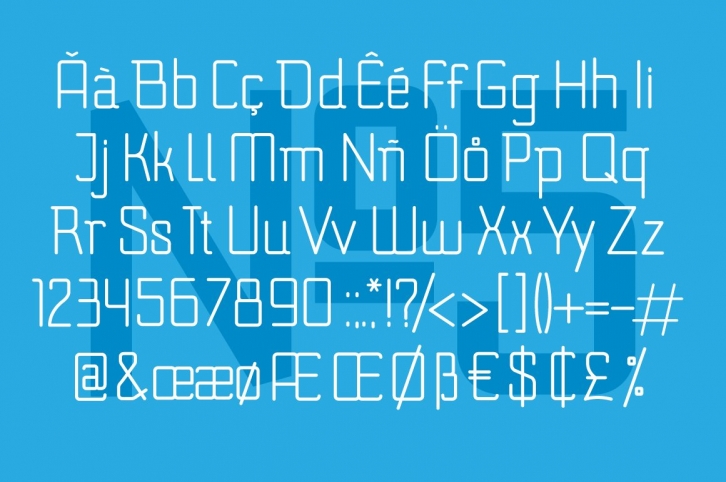 "No.5" Vector and OTF Font Download