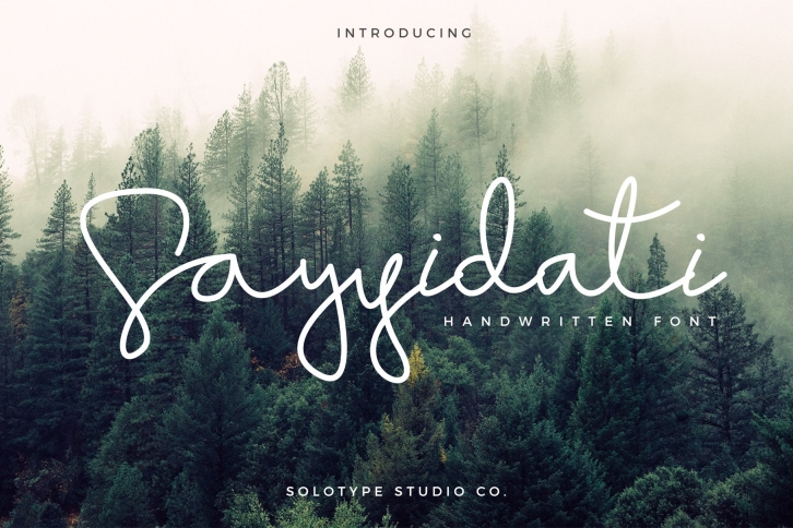 Sayyidati Script Font Download