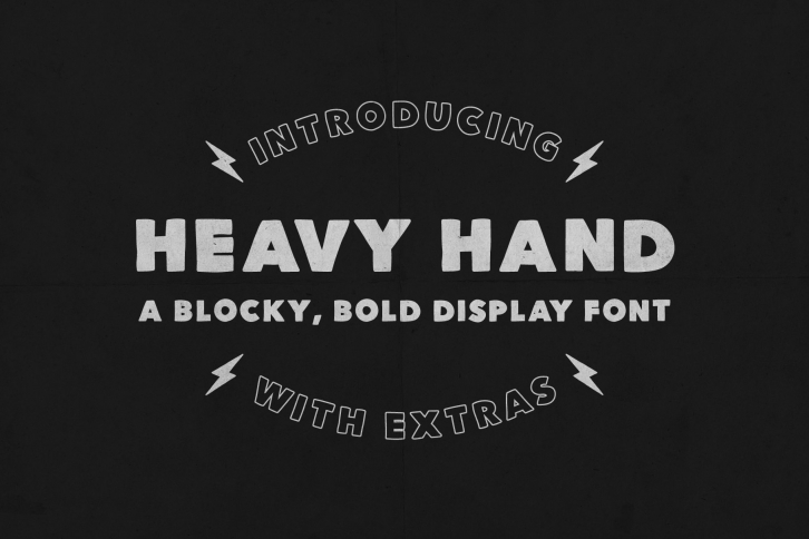 Heavy Hand Font Download