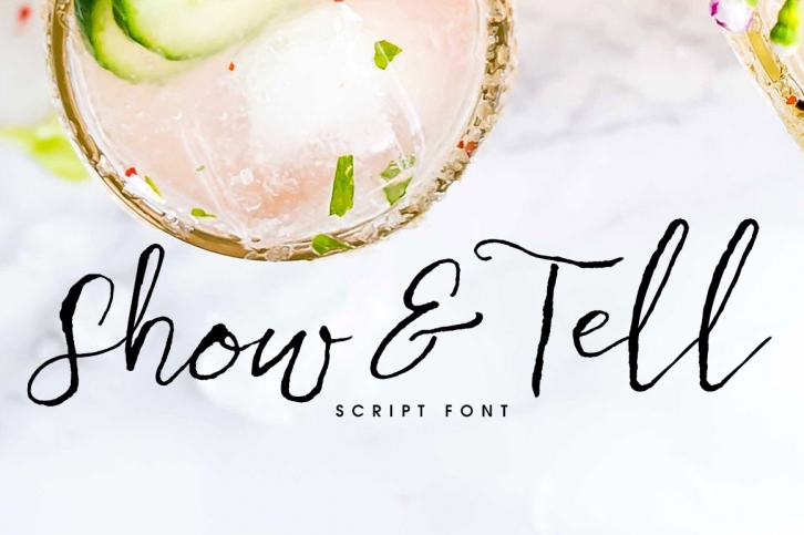 Show  Tell Font Download