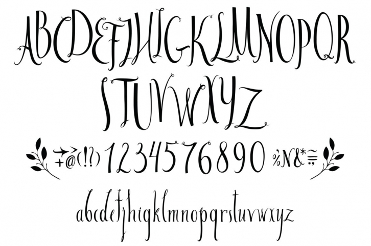 Set of vector alphabet and numbers Font Download
