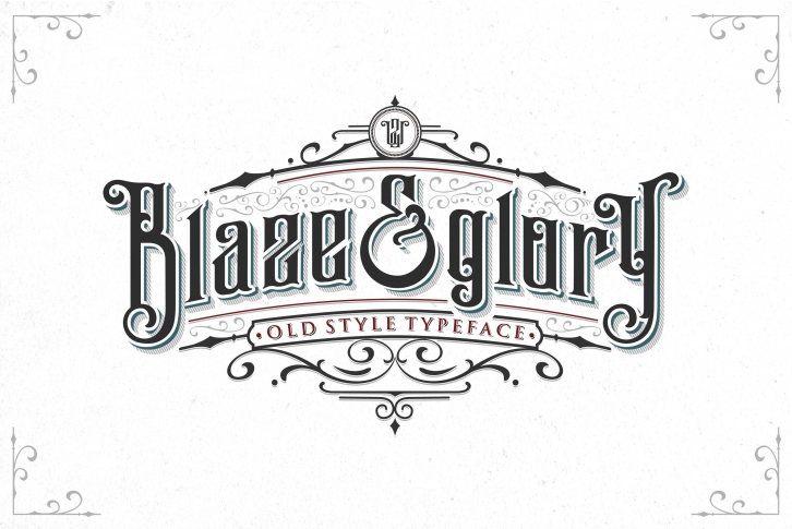 Blaze  Glory Typeface + Extras Font Download