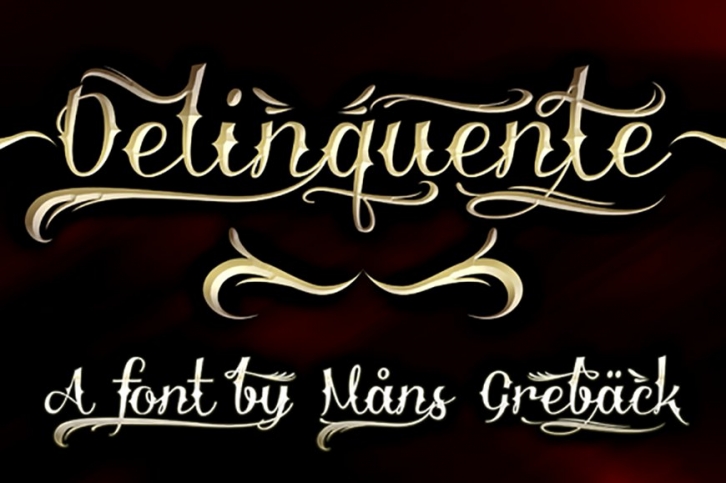 Delinquente Font Download