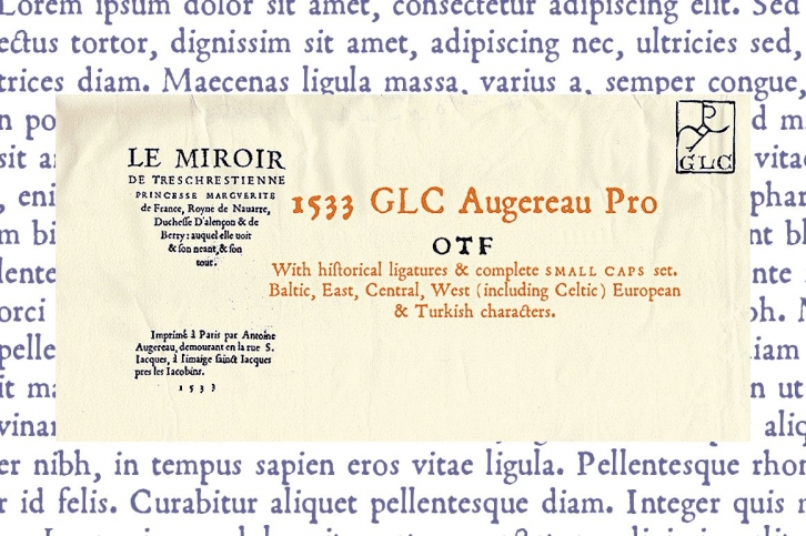 1533 GLC Augereau PRO OTF Font Download