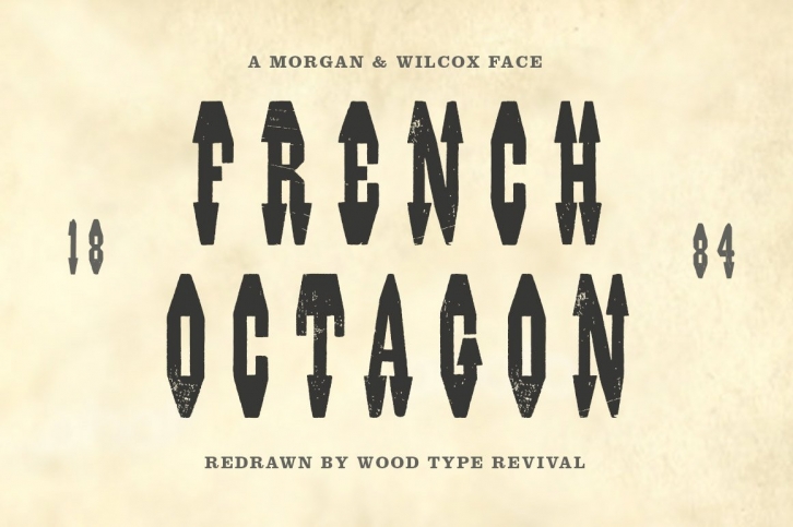 French Octagon Font Download