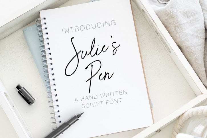 Julie's Pen Handwritten Script Font Download