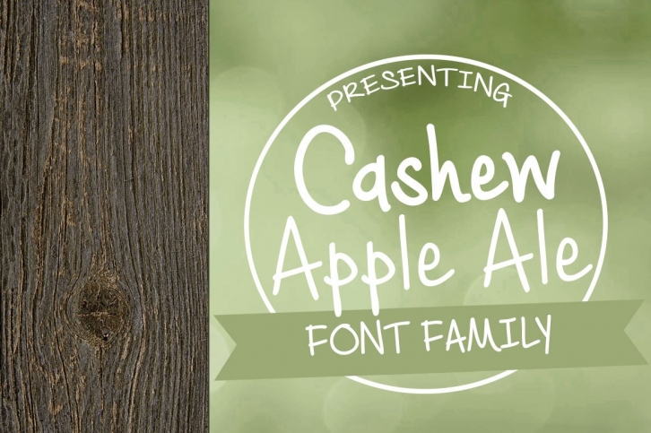 Cashew Apple Ale Family Font Download