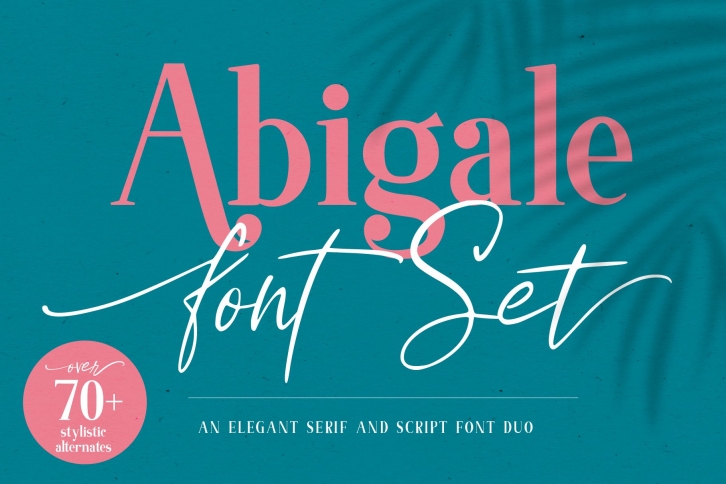 Abigale Duo Set Font Download