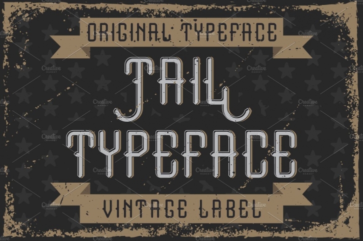 Handcrafted font "Tail" Font Download