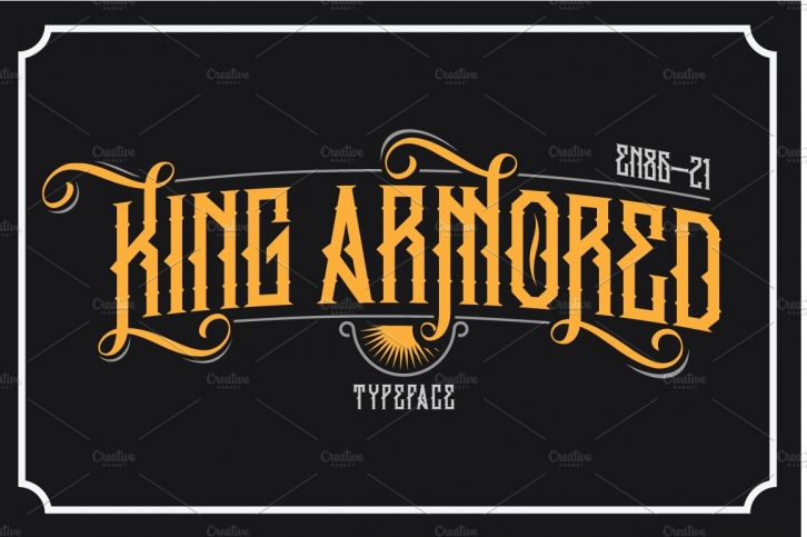 King Armored Font Download