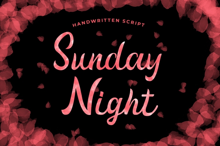 Sunday Night Handwritten Script Font Download