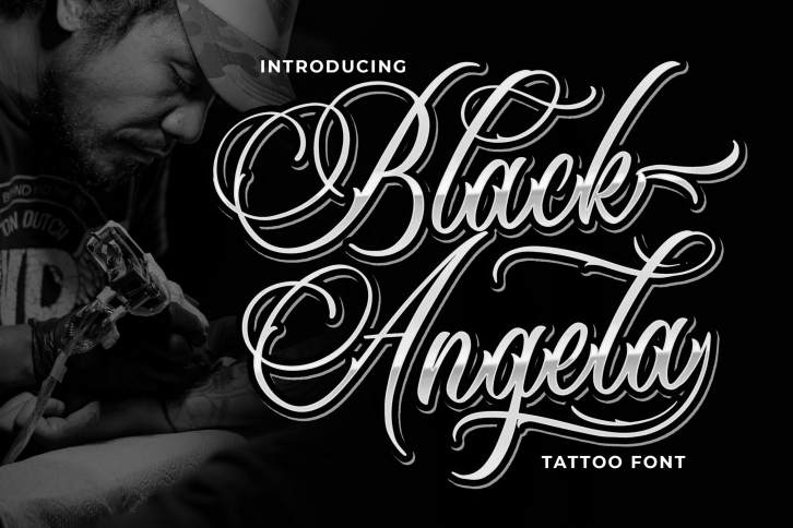 Black Angela Font Download