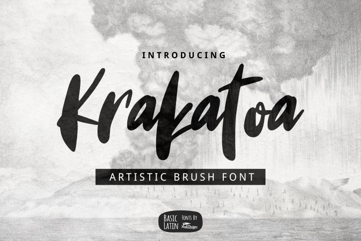 Krakatoa Brush Font Download