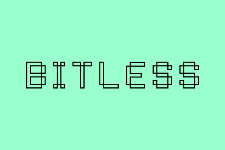 Bitless "Techno Square" Font Download